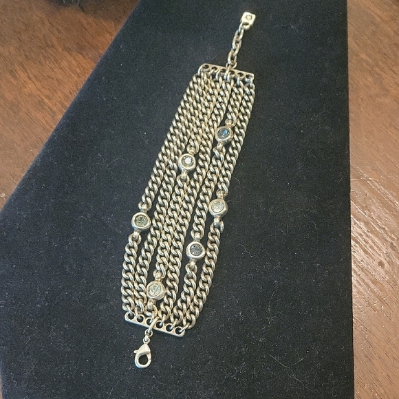 UNO de 50 Jewelry - UNO DE 50 6 STRAND BRACELET  SILVER